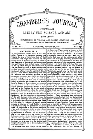 Chambers's Journal of Popular Literature, Science, and Art, Fifth Series, No. 33, Vol. I, August 16, 1884