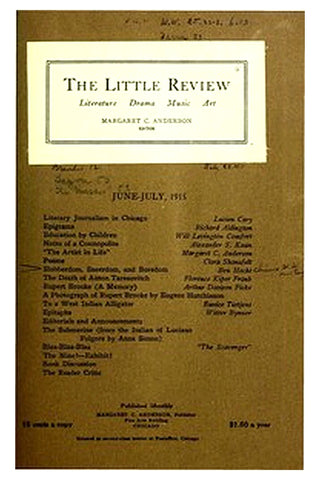 The Little Review, June-July 1915 (Vol. 2, No. 4)