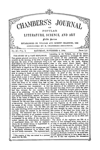 Chambers's Journal of Popular Literature, Science, and Art, Fifth Series, No. 45, Vol. I, November 8, 1884