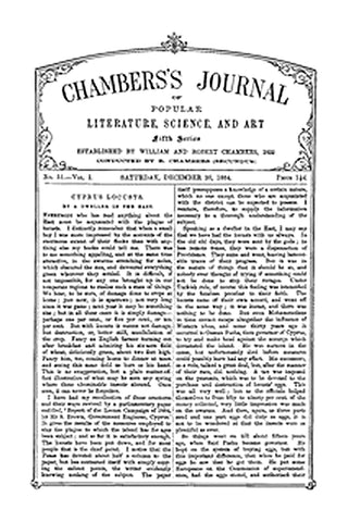 Chambers's Journal of Popular Literature, Science, and Art, Fifth Series, No. 51, Vol. I, December 20, 1884