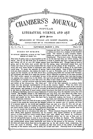 Chambers's Journal of Popular Literature, Science, and Art, Fifth Series, No. 9, Vol. I, March 1, 1884