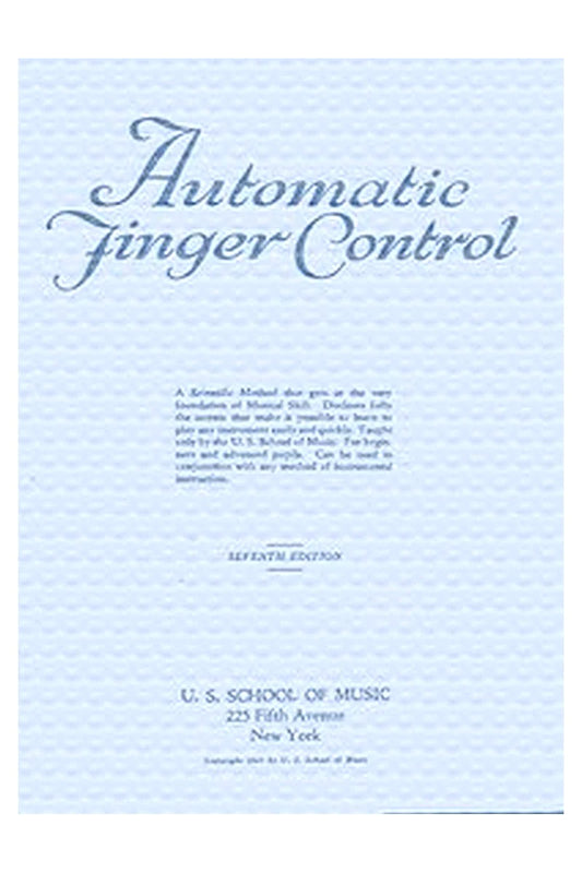 Automatic finger control