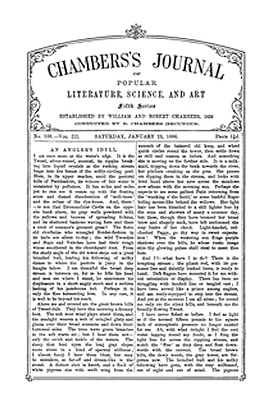 Chambers's Journal of Popular Literature, Science, and Art, Fifth Series, No. 108, Vol. III, January 23, 1886