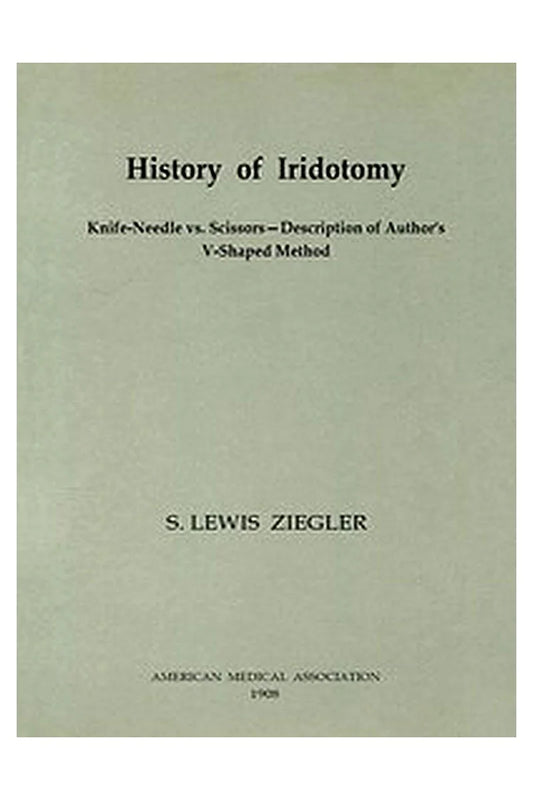 History of Iridotomy
