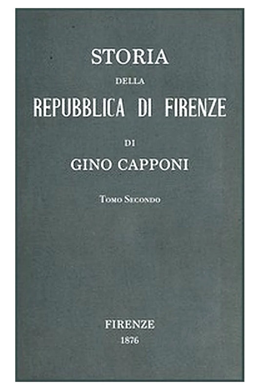 Storia della Repubblica di Firenze v. 2/3