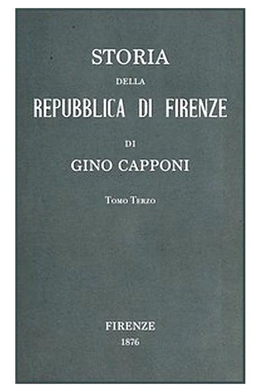 Storia della Repubblica di Firenze v. 3/3