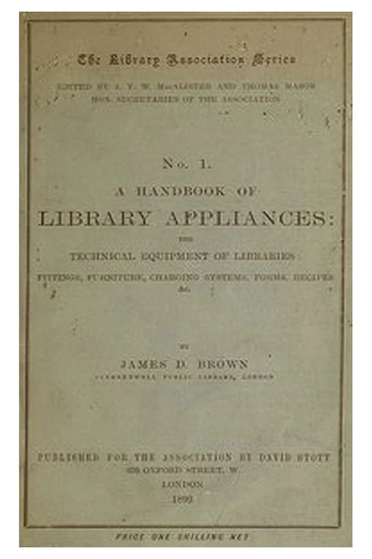 A handbook of library appliances
