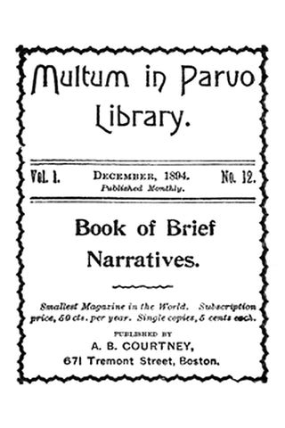 Multum in parvo library, vol. 1, no. 12, December, 1894