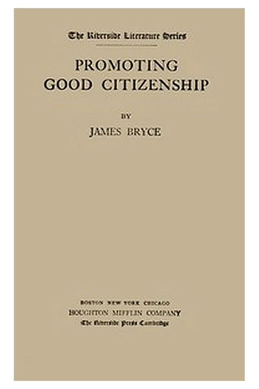 Promoting good citizenship