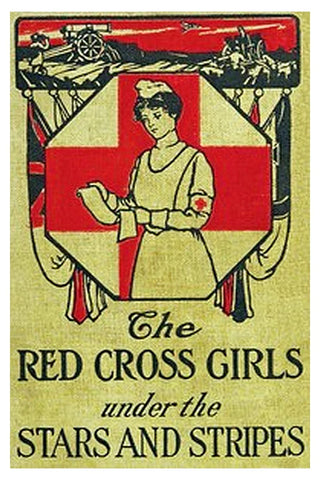 The Red Cross girls under the Stars and Stripes