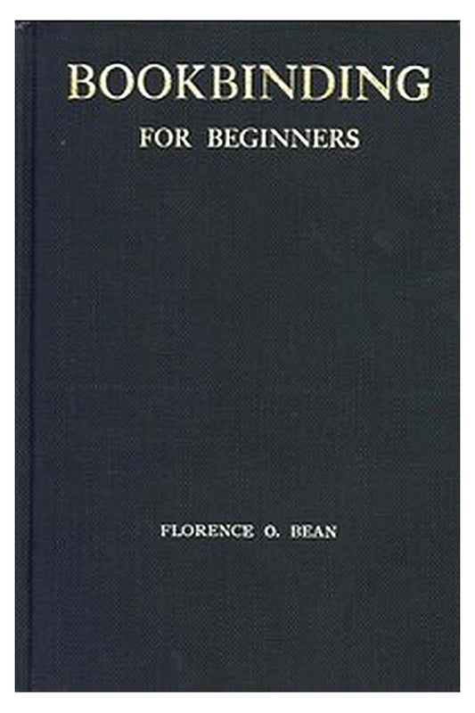 Bookbinding for beginners