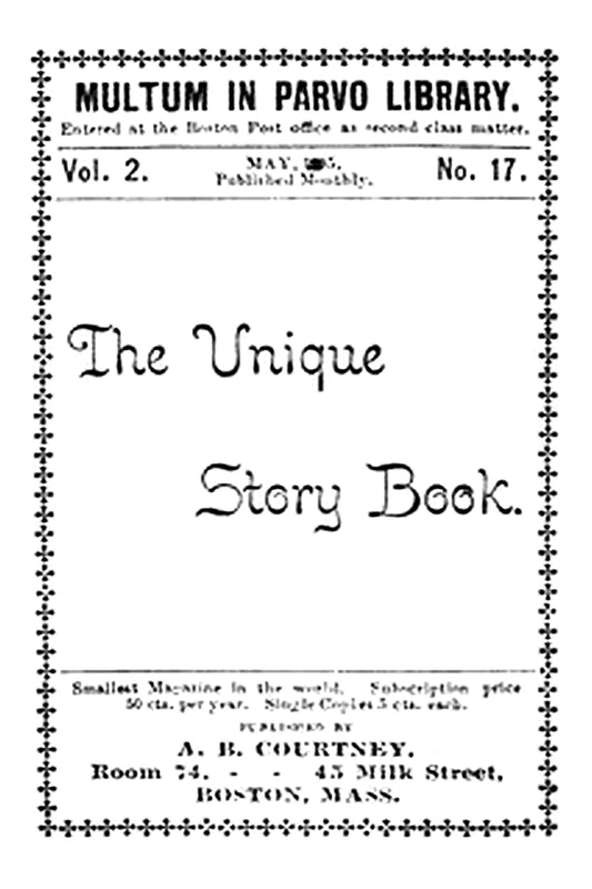 Multum in parvo library, vol. 2, no. 17, May, 1895