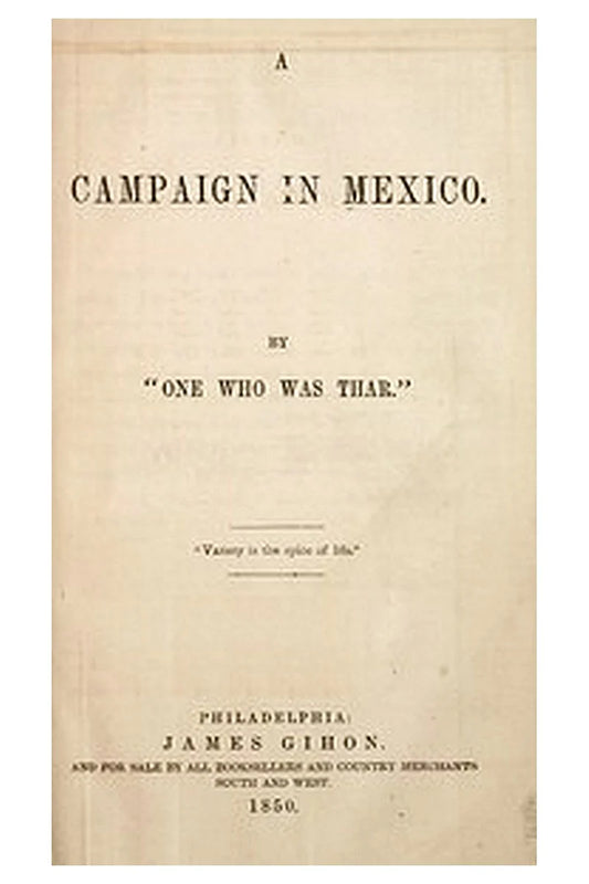 A campaign in Mexico