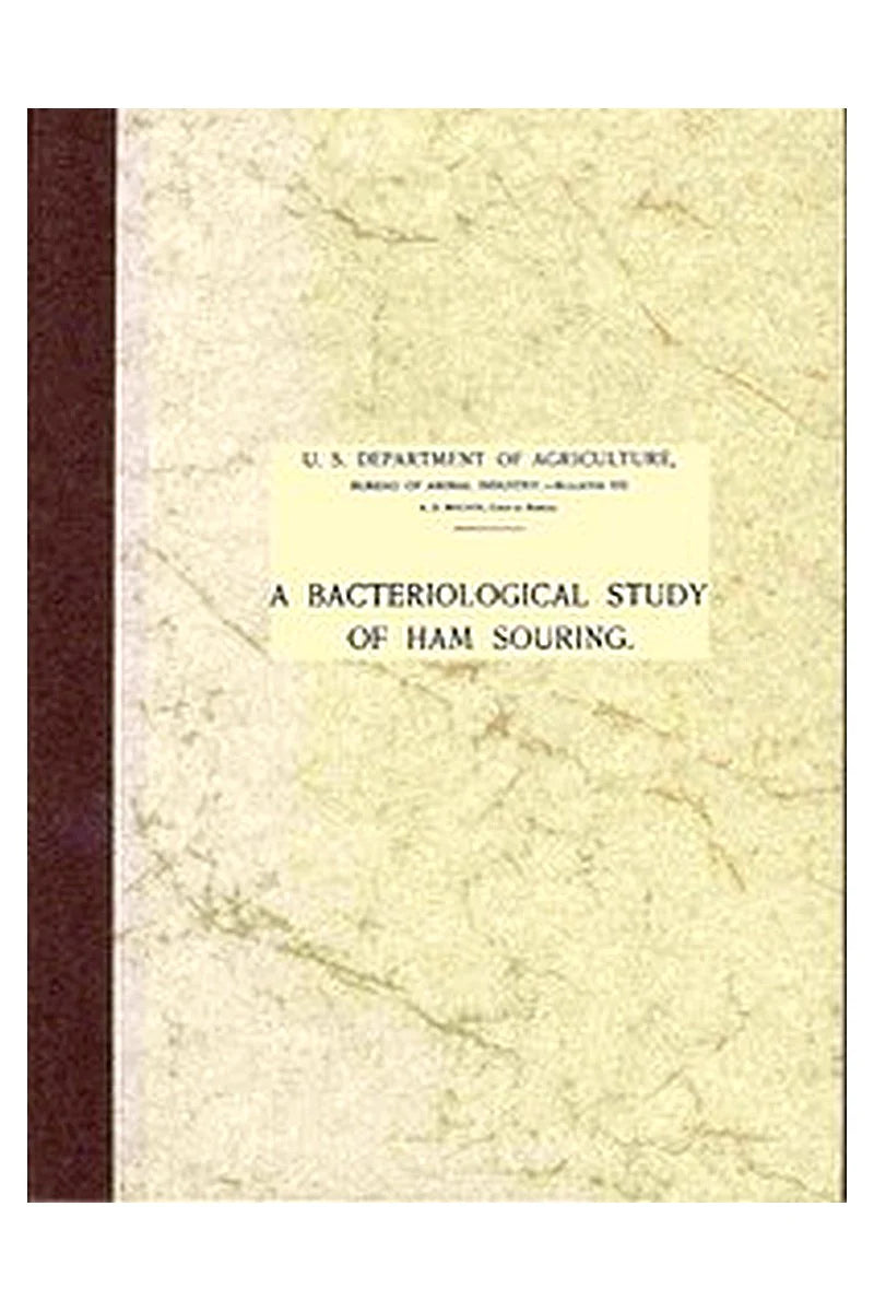 A bacteriological study of ham souring