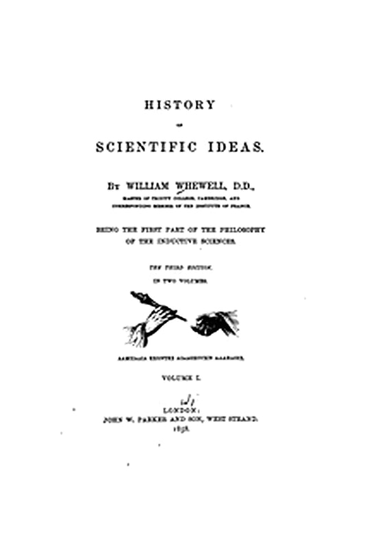 History of scientific ideas