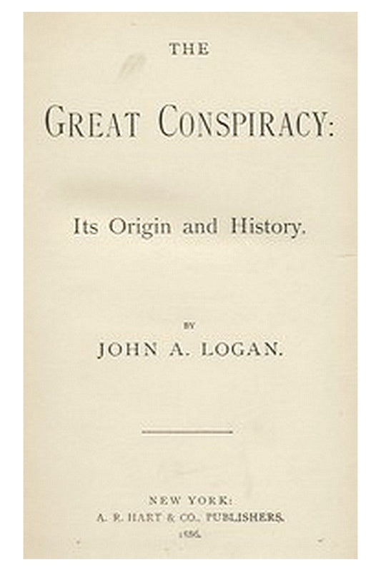 The Great Conspiracy, Volume 5
