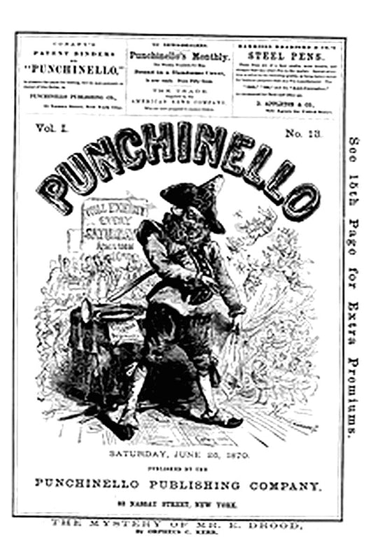 Punchinello, Volume 1, No. 13, June 25, 1870