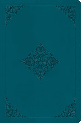 ESV Compact Bible (Trutone, Deep Teal, Fleur-De-Lis Design) by 