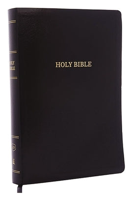 KJV, Reference Bible, Super Giant Print, Leather-Look, Black, Indexed, Red Letter Edition by Thomas Nelson