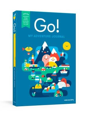 Go! (Blue): A Kids' Interactive Travel Diary and Journal by Wee Society