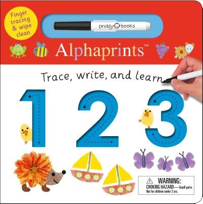 Alphaprints: Trace, Write, and Learn 123: Finger Tracing & Wipe Clean by Priddy, Roger