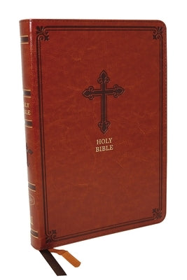 Kjv, Thinline Bible, Leathersoft, Brown, Red Letter Edition, Comfort Print by Thomas Nelson