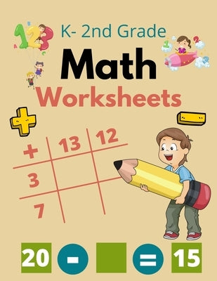 2nd Grade Math Worksheets: 2nd Grade Math Workbooks For Kids, Digits 0-20, Addition And Subtraction Workbook, Math Worksheets 2nd Grade And K by Bom, Lamaa