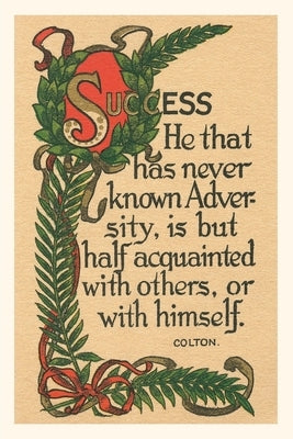 Vintage Journal Success, Colton Quote by Found Image Press