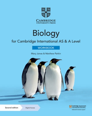 Cambridge International as & a Level Biology Workbook with Digital Access (2 Years) by Jones, Mary