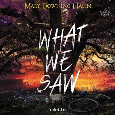 What We Saw: A Thriller by Hahn, Mary Downing