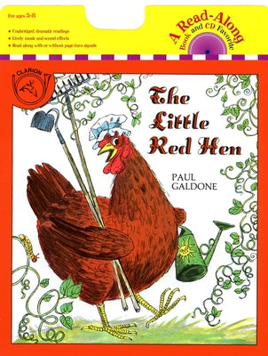 The Little Red Hen Book & CD [With CD] by Galdone, Paul