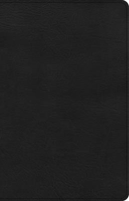 CSB Large Print Personal Size Reference Bible, Black Leathertouch by Csb Bibles by Holman