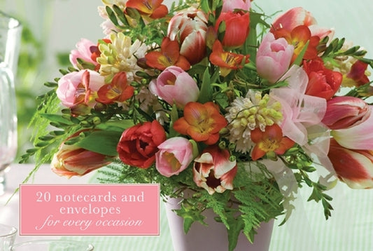 Card Box of 20 Notecards and Envelopes: Freesias: A Delightful Pack of High-Quality Flower Gift Cards and Decorative Envelopes by Peony Press