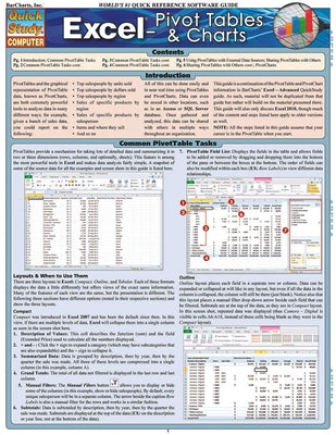 Excel: Pivot Tables & Charts by Hales, John