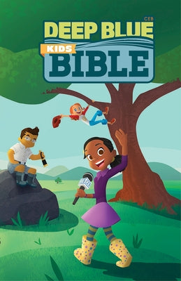 Ceb Deep Blue Kids Bible Wilderness Trail Paperback by 