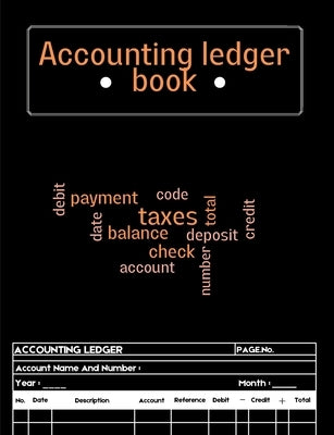 Accounting Ledger Book: A Complete Expense Tracker Notebook, Expense Ledger, Bookkeeping Record Book for Small Business or Personal Use - Ledg by Mario, Virson