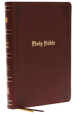 Kjv, Large Print Center-Column Reference Bible, Bonded Leather, Brown, Red Letter, Comfort Print: Holy Bible, King James Version by Thomas Nelson