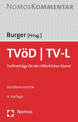 Tvod - Tv-L: Tarifvertrage Fur Den Offentlichen Dienst by Burger, Ernst