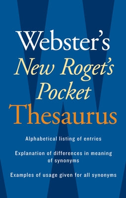 Webster's New Roget's Pocket Thesaurus by Editors of Webster's New World Coll