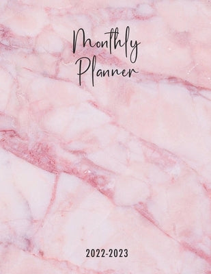 Montlhy Planner 2022-2023: Pink monthly planner to organize your day with mandala drawings by Pastello, Rosa