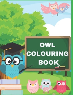 Owl Coloring Book for students: owl coloring book for toddlers by Horse, Dark