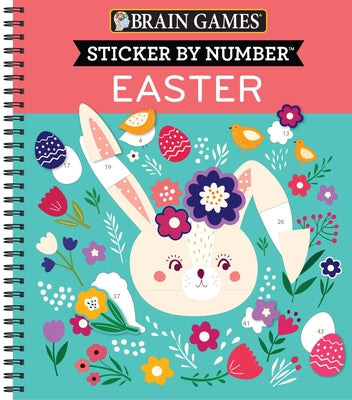 Brain Games - Sticker by Number: Easter by Publications International Ltd