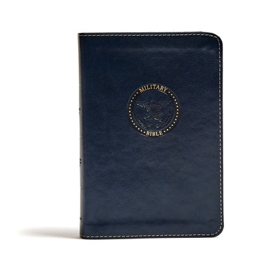 CSB Military Bible, Navy Blue Leathertouch by Csb Bibles by Holman