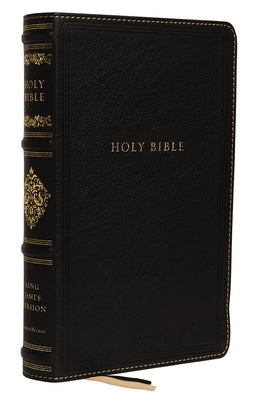 Kjv, Sovereign Collection Bible, Personal Size, Genuine Leather, Black, Thumb Indexed, Red Letter Edition, Comfort Print: Holy Bible, King James Versi by Thomas Nelson