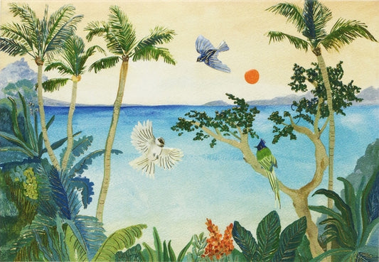 Tropical Paradise Note Cards by Peter Pauper Press Inc