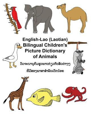 English-Lao/Laotian Bilingual Children's Picture Dictionary of Animals by Carlson, Kevin