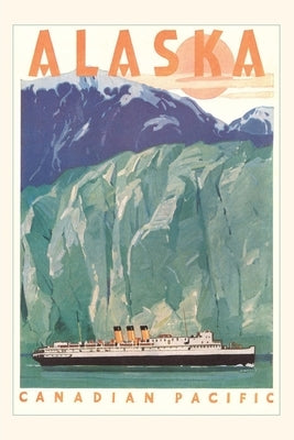 Vintage Journal Cruise Ship in Front of Glacier by Found Image Press