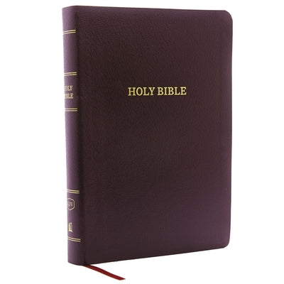 KJV, Reference Bible, Giant Print, Bonded Leather, Burgundy, Red Letter Edition by Thomas Nelson