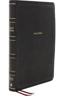 Kjv, Thinline Bible, Giant Print, Leathersoft, Black, Thumb Indexed, Red Letter Edition, Comfort Print: Holy Bible, King James Version by Thomas Nelson