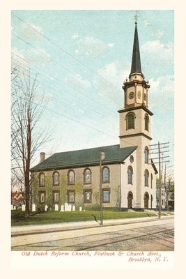 Vintage Journal Old Dutch Church, Brooklyn, New York City by Found Image Press